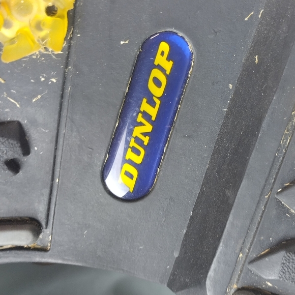 Dunlop Dry Classic Saddle Mens Leather Golf Shoes Size 9 M4750C White and Brown - Picture 16 of 16